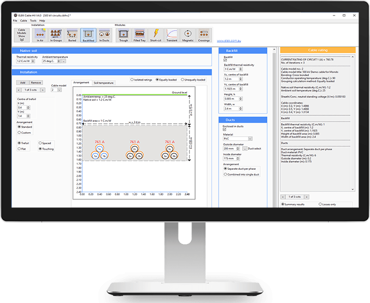 screenshot of Cable High Voltage